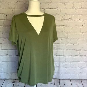 Forever 21 Cut Out Shirt